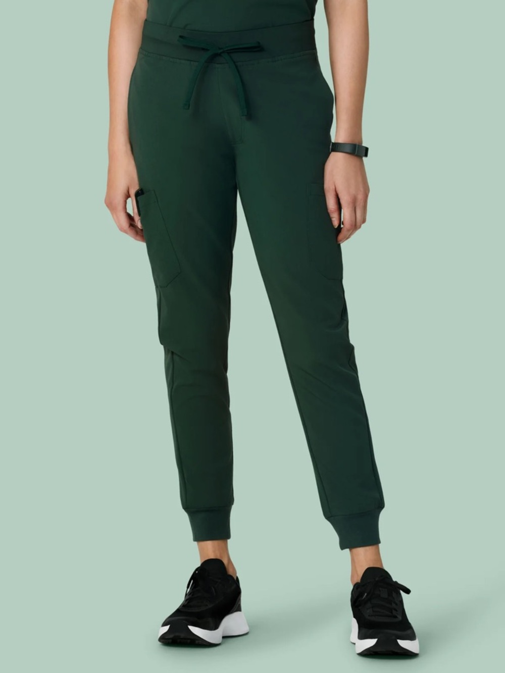 Mandala 9 Pocket Joggers Midnight Green